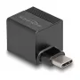 DeLOCK USB Type-C -sovitin gigabitin LAN mini musta