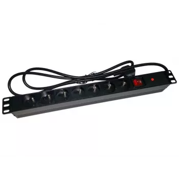 Alantec PZ071U jatkojohto 1,8 m 7 AC-pistorasiaa sisäkäyttöön musta