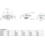 Jatkoliitin DeLOCK 66707 D-Sub HD 44-pin musta hopea