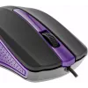 USB-johdollinen hiiri, 3 painiketta, kumipinta