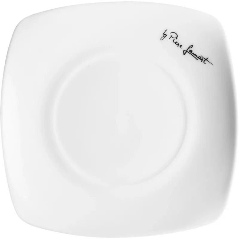 Lamart LT9002 Dine posliinilautassetti, 6 kpl (2 matalaa, 2 syvää, 2 jälkiruokalautasta), 24,5/19,2/17,3 cm, valkoinen