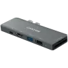 Canyon DS-5 USB 2.0 Type-C harmaa SD-kortinlukija 60 Hz