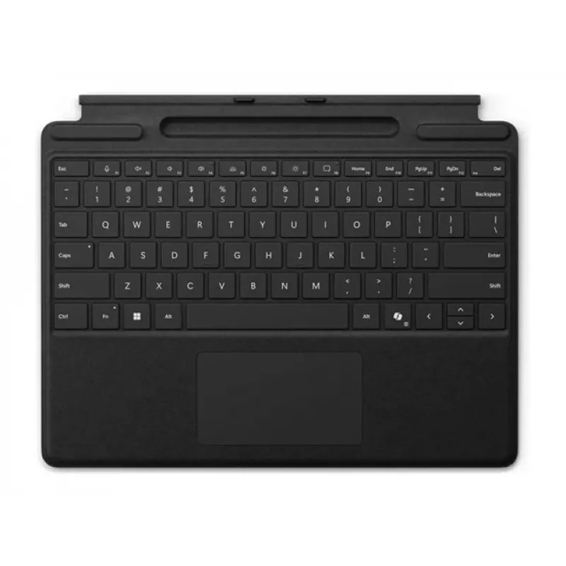 Microsoft Surface Pro -näppäimistö Slim Pen -säilytyksellä, musta, englanti (8XB-00161)