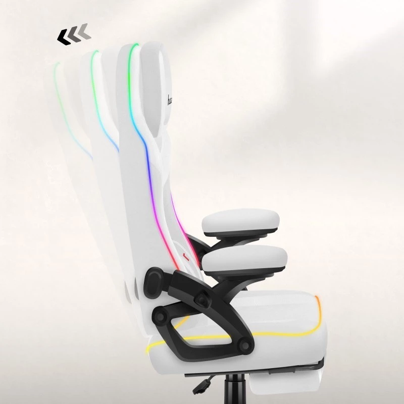 RGB-valkoinen verkkopelituoli