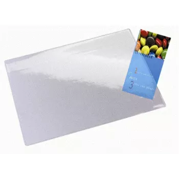 Leitz Plus -pöytäalusta, läpinäkyvä, polyvinyylikloridi (PVC), 650 mm, 500 mm, 1 kpl