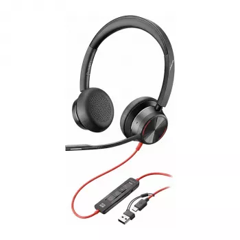HP Poly Blackwire 8225-M USB-C -stereokuulokemikrofoni, ANC, Teams-sertifioitu (Bulk) (C92SCA6)