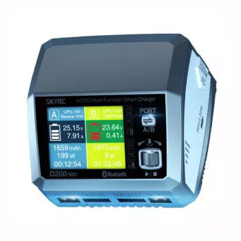 Akkulaturi SkyRC D200 neo AC DC LiPo Li-Ion LiFePO4 35A