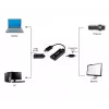 Videokaapelisovitin GEMBIRD A-HDMIF30-DPM-01 HDMI Type-A – DisplayPort 0,15 m musta