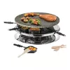 Unold 48726 raclette-grilli 8 henkilölle 1300 W musta, ruostumaton teräs