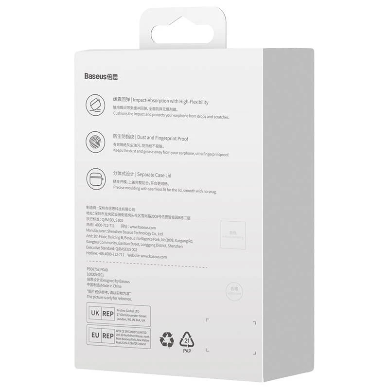 Läpinäkyvä suojakotelo Baseus ARAP000000 AirPods 3 -malliin – kevyt, kestävä