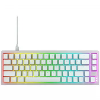 CHERRY K5V2 kompakti näppäimistö pelaamiseen USB QWERTY englanti valkoinen 67 näppäintä RGB LED