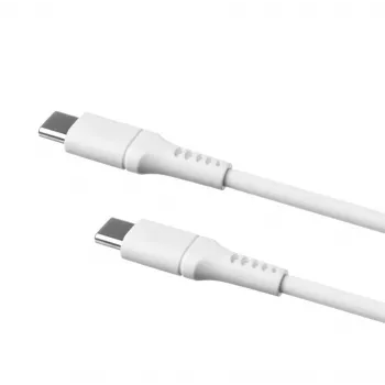 USB-C–USB-C-kiinteä kaapeli FIXED FIXDLS-CC2-WH, 2 m, 60 W