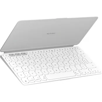Logitech KEYS-TO-GO 2 -näppäimistö, langaton integroitu kansi, Bluetooth LE, DE-asettelu