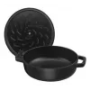 Staub Chistera 40511-472-0 uunipata 28 cm, pyöreä, valurautainen, 3,7 l, musta