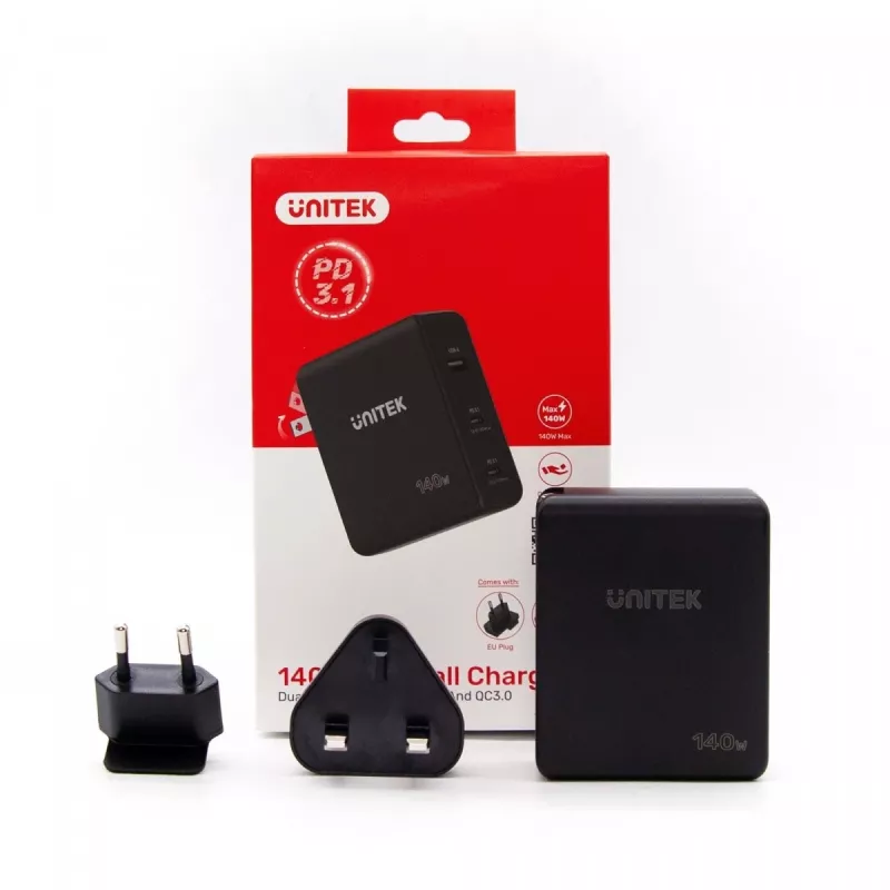 UNITEK P1115A laturi mobiililaitteille musta