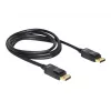 DisplayPort-kaapeli DeLOCK 82585 2 m musta
