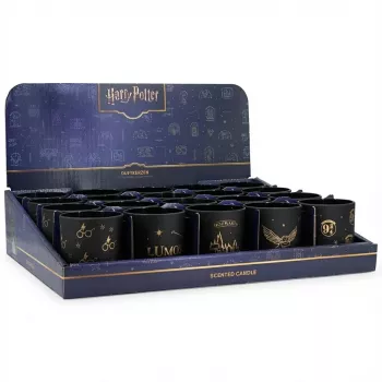 Tuoksukynttilöiden esittelyteline Harry Potter esittelyteline musta 20×135g (5×4)