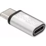 Wentronic Goobay USB-C™ -adapteri - USB 2.0 Micro-B -liitäntä, hopea - USB-C™-laitteen liittämiseen USB 2.0 Micro-B -kaapelilla (56636)