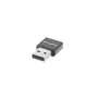 USB-WLAN-sovitin LANBERG NC-0300-WI, 2 sisäistä 2 dBi antennia, USB 2.0, jopa 2400 Mbit/s, musta