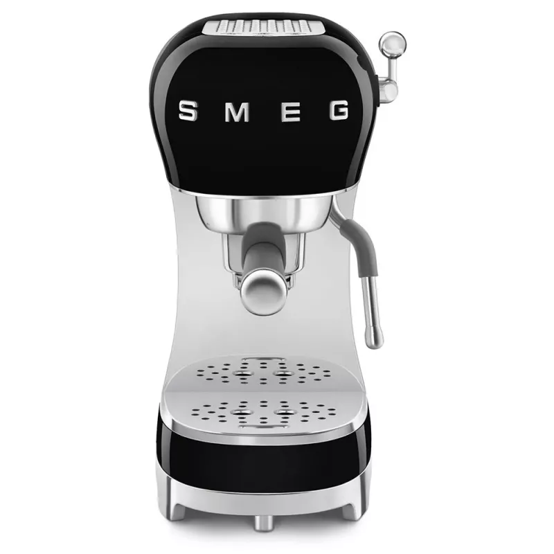 SMEG 50's Style ECF02BLEU espressokeitin, 15 bar, musta