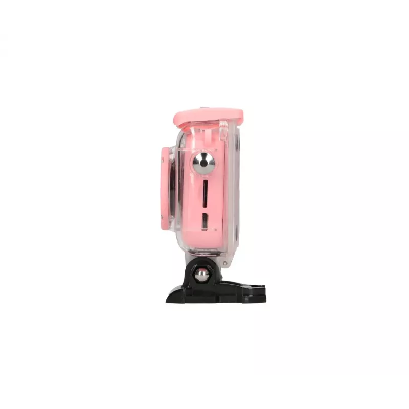 Digitaalinen lasten urheilukamera Extralink H18 pinkki – IP68, 1080p, 2 tuuman näyttö