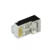 Liitin CAT.6 RJ45 100 kpl, oranssi