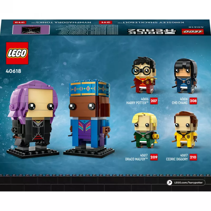 Lego Brickheadz Harry Potter 40618 Kingsley Shacklebolt ja Nymphadora Tonks