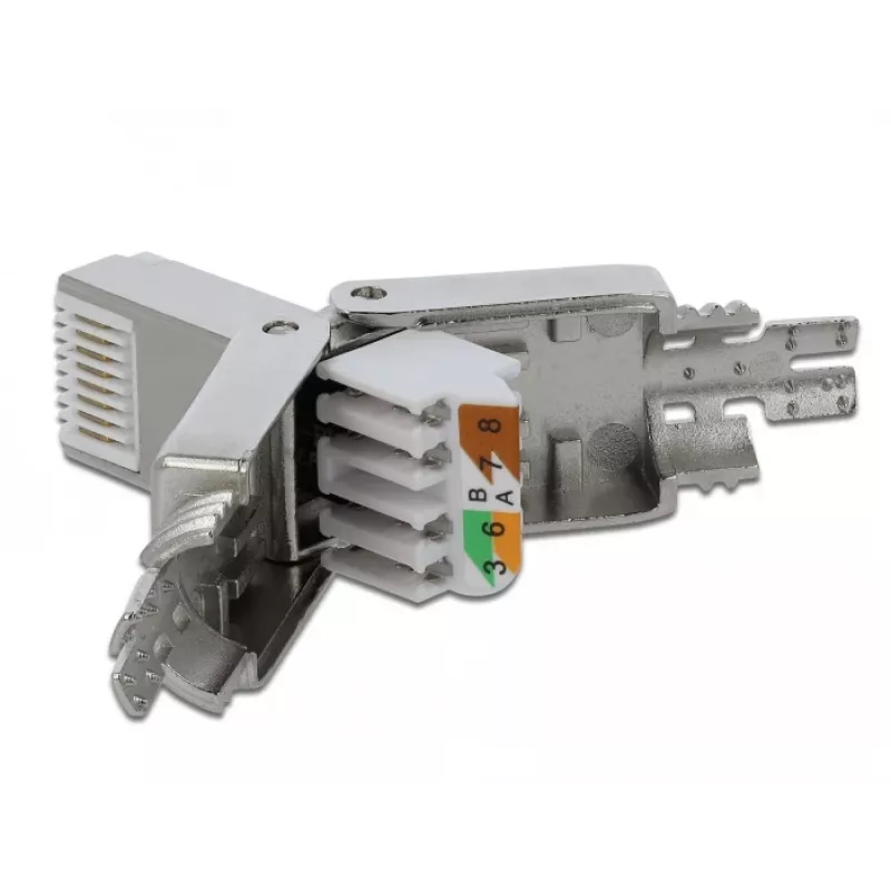 Jatkoliitin DeLOCK 86476 RJ-45 harmaa