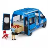 BRUDER Camper MB Sprinter 02684 kuljettajalla – pienoismalli mittakaavassa