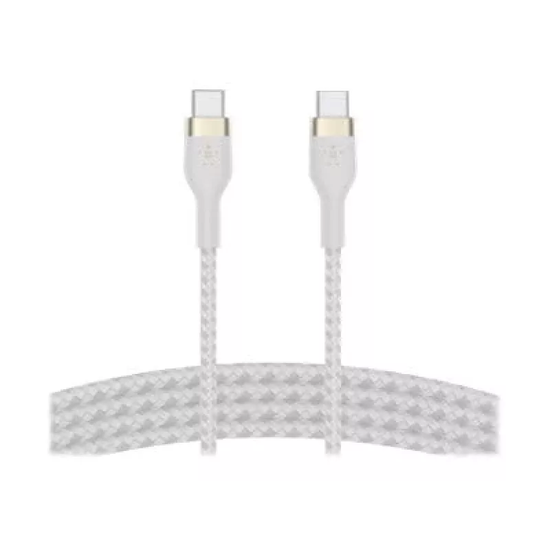 Belkin BOOSTCHARGE PRO Flex USB-kaapeli 1 m USB 2.0 USB-C valkoinen (CAB011BT1MWH)