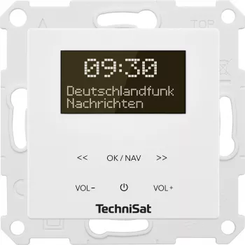 TechniSat DigitRadio UP 55 - DAB-radio - 2 x 2 wattia - valkoinen (0001/3901)