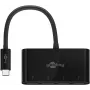 Goobay | 4-porttinen USB-C moniporttisovitin | 61073 | Type-C | USB-A