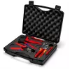 Puristuspihtisarja Knipex 97 91 04 V01 harmaa oranssi punainen 5 kpl