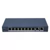 Hikvision DS-3E1310HP-EI(B) verkkokytkin hallittava Fast Ethernet (10/100) Power over Ethernet (PoE) harmaa