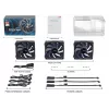 Seasonic MagFlow 1-tuuletinsarja tietokonekotelo 12 cm musta 1 kpl