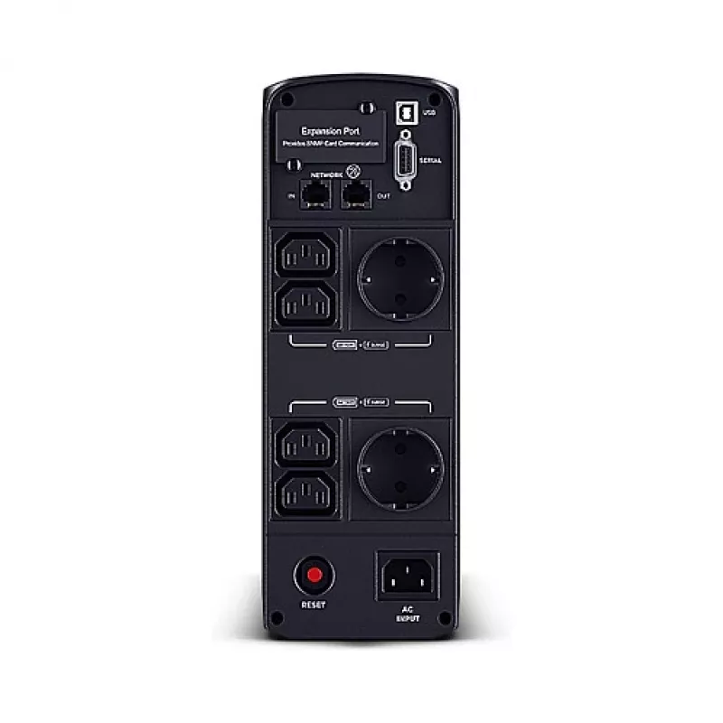 CyberPower CP1600EIPFCLCD keskeytymätön virransyöttö (UPS) Line-Interactive 1,6 kVA 1000 W 6 AC-lähtöä