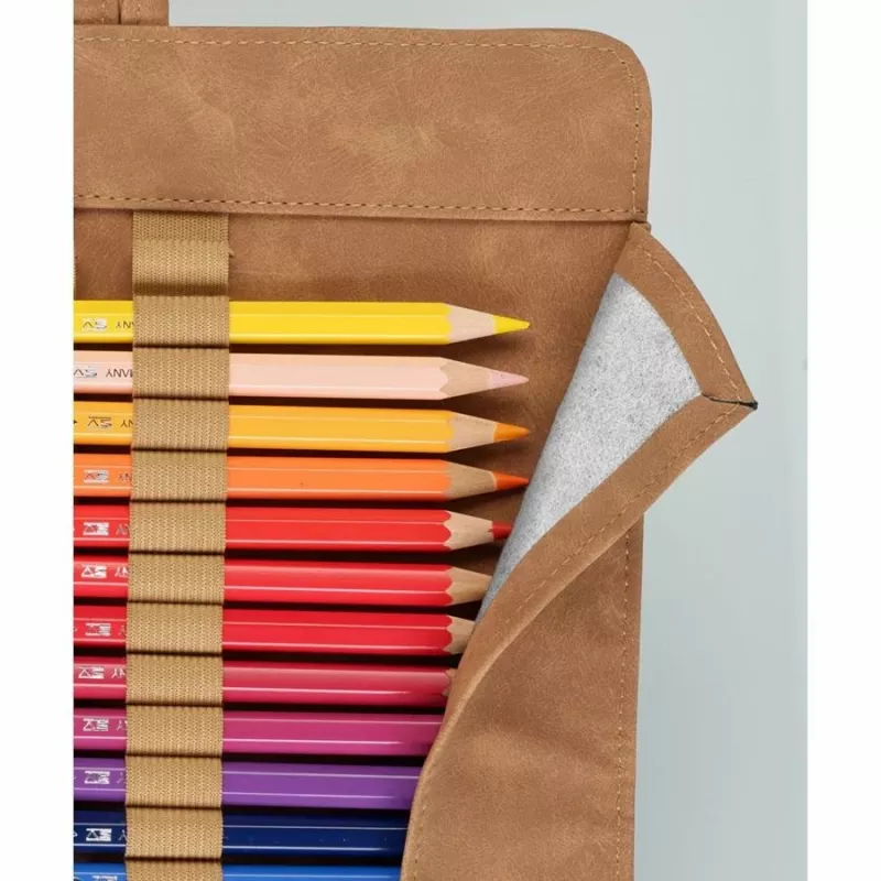 Pennala Faber-Castell 180010 pehmeä pennala PU-nahka ruskea