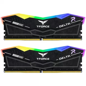 DIMM 32 GB DDR5-6400 (2x 16 GB) dual-kit, muisti musta, FF3D532G6400HC32ADC01, Delta RGB, INTEL XMP, AMD EXPO