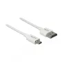 HDMI-kaapeli DeLOCK 85147 0,25 m Type-A - Type-D valkoinen
