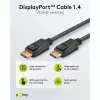DisplayPort-kaapeli Goobay 74779 3 m musta G-Sync FreeSync