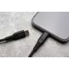 FIXED nestemäinen silikoni kaapeli USB-C/USB-C, 0,5 m, 60W, musta | Fixed