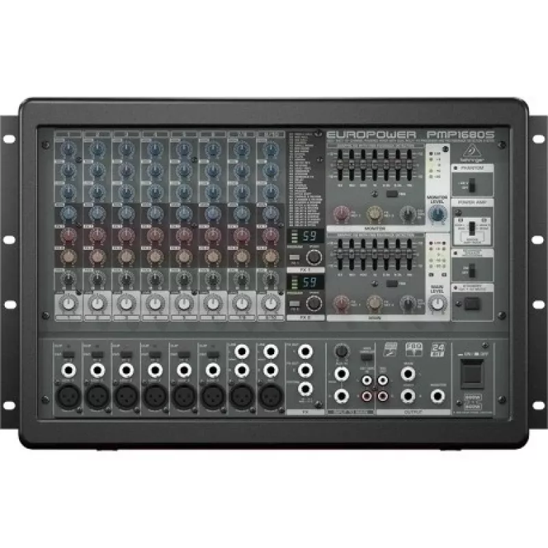Behringer PMP1680S audiomikseri 10 kanavaa 10 - 200000 Hz musta