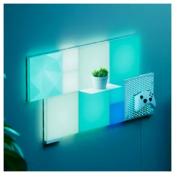 LED-paneeli Nanoleaf N8100E00-2TBS — neliömäinen RGB, DC-käyttöinen, 2 kpl:n pakkaus
