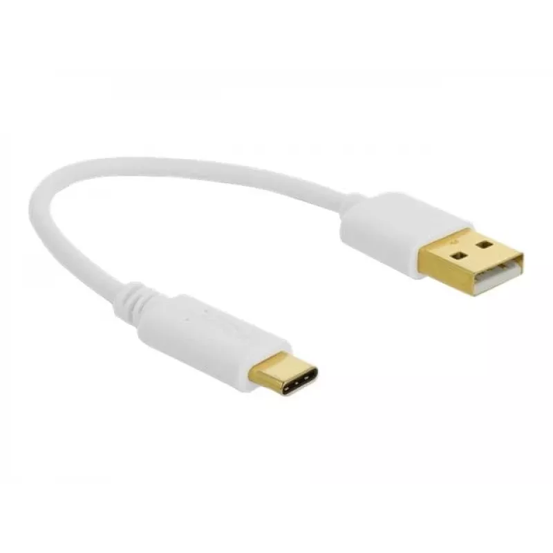USB-latauskaapeli DeLOCK Type-A - USB Type-C 15 cm