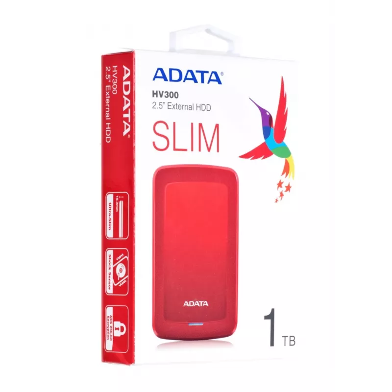 ADATA HV300 ulkoinen kiintolevy 1 TB 2,5