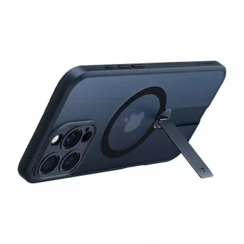 Torras Pstand Spin -kotelo iPhone 16 Pro Maxille (musta)