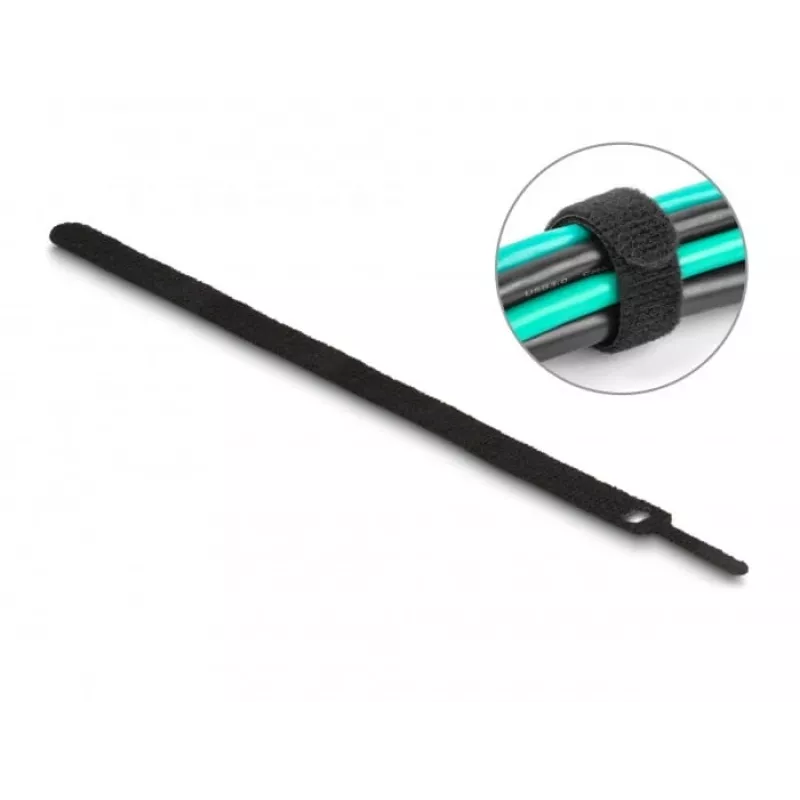 Tarranauhakiristin DeLOCK 19075 300x12mm musta 10 kpl