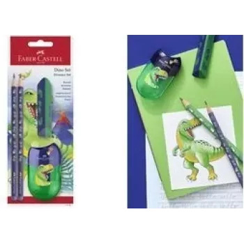 Faber-Castell Dino kirjoitussarja vihreä 111519 — Faber-Castell Dino kirjoitussarja vihreä
