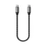 Satechi - USB-kaapeli - USB-C (uros) - USB-C (uros) - 25 cm - USB-virtalähde (100 W) (ST-TCC10M)