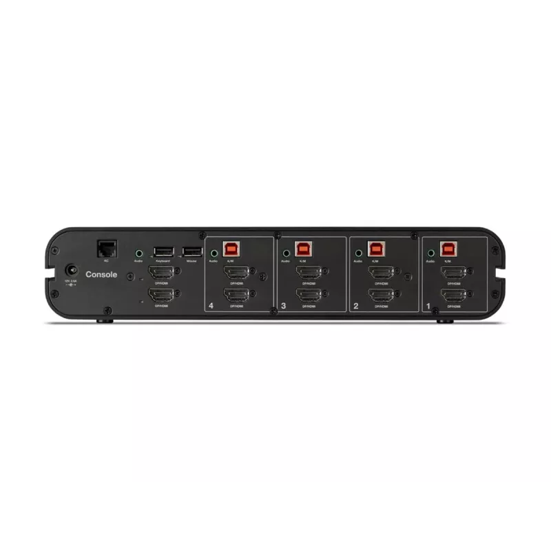 Belkin F1DN204KVM-UNN4 Universal Secure Dual-Head 4P pöytäkoneen KVM-kytkin